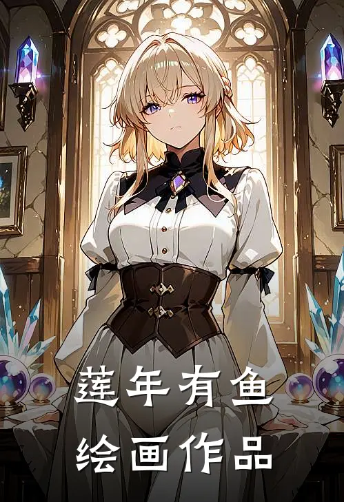 莲年有鱼绘画作品