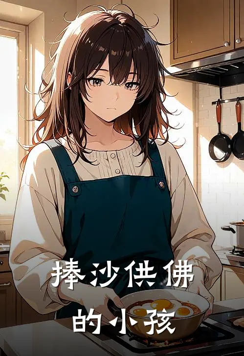 捧沙供佛的小孩