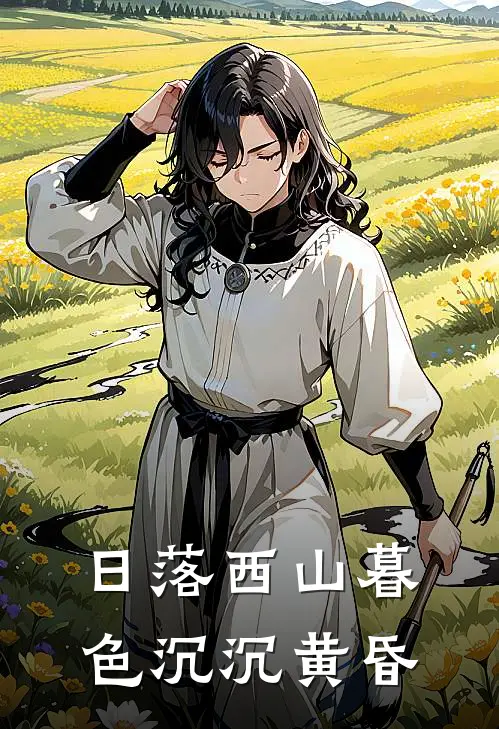 日落西山暮色沉沉黄昏